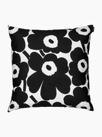 Marimekko Marimekko Pieni Unikko Taie d'Oreiller Noir Blanc 50 x 50cm