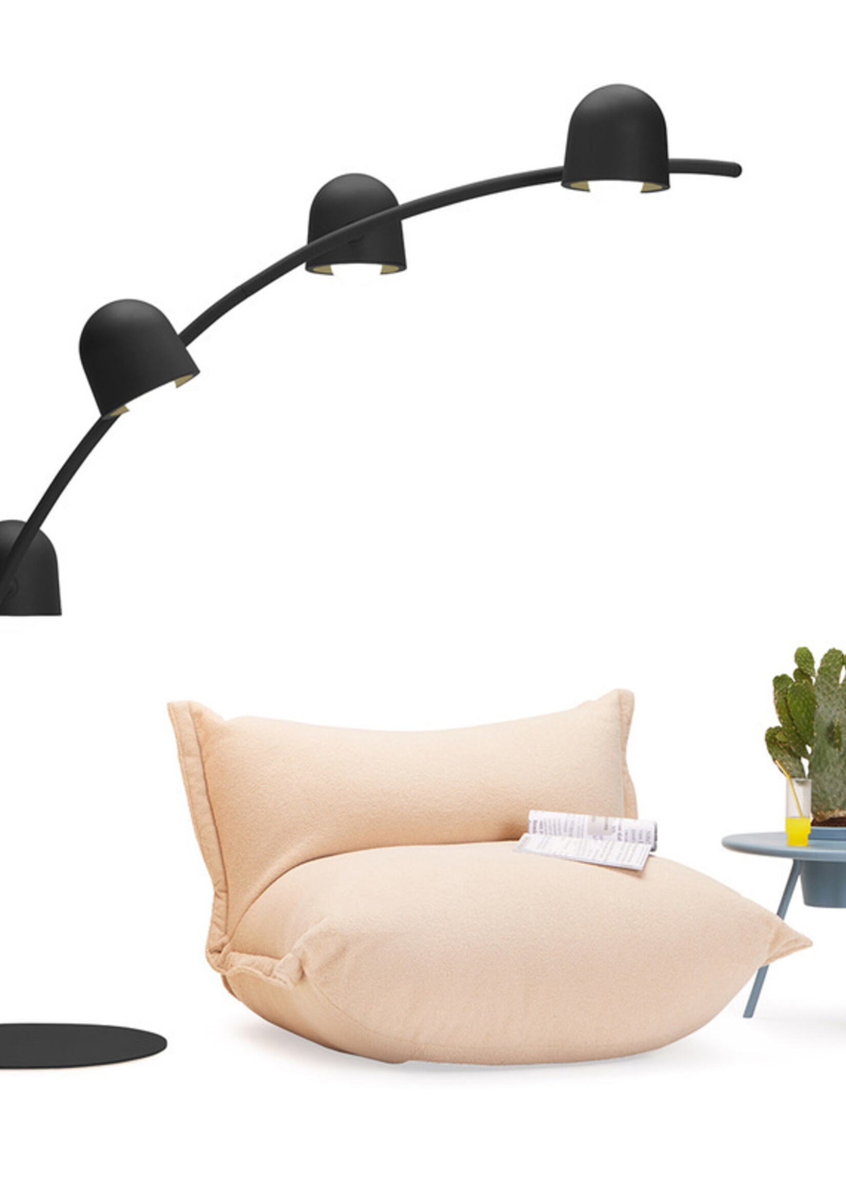 Fatboy Fatboy Big Lebow Bow Lamp Acier Anthracite