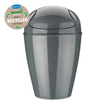 Koziol Koziol Del Prullenbak - M - 12 l - Gerecycleerd Materiaal - As Grijs