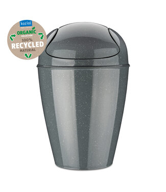 Koziol Poubelle Koziol Del - M - 12 l - Matériau recyclé - Gris cendré