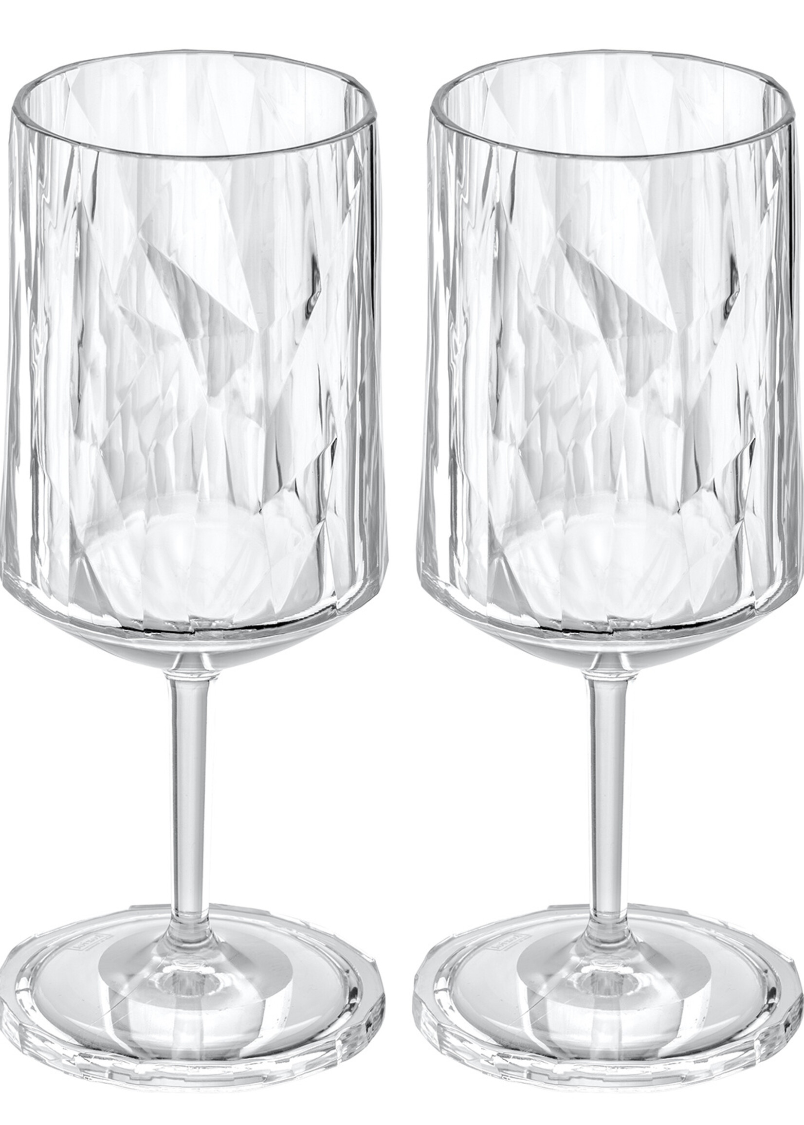 Koziol Koziol - Club No.4 - Super verre - 300ml - Lot de 2 - Cristal clair