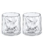 Koziol Koziol - Club No.2 - Super verre - 250ml - Lot de 2 - Cristal Clair