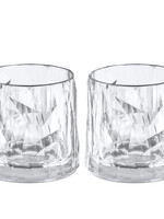 Koziol Koziol - Club No.2 - Superglas - 250ml - Set van 2 - Crystal Clear