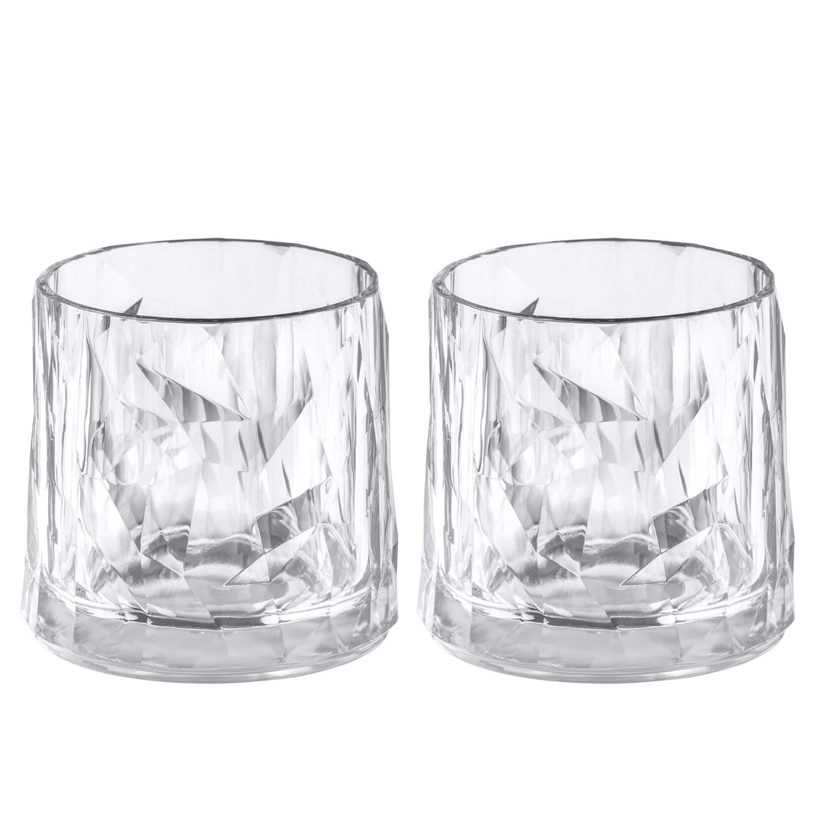 Koziol Koziol - Club No.2 - Superglas - 250ml - Set van 2 - Crystal Clear