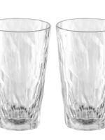 Koziol Koziol - Club No.6 - Super verre - 300ml - Lot de 2 - Cristal clair