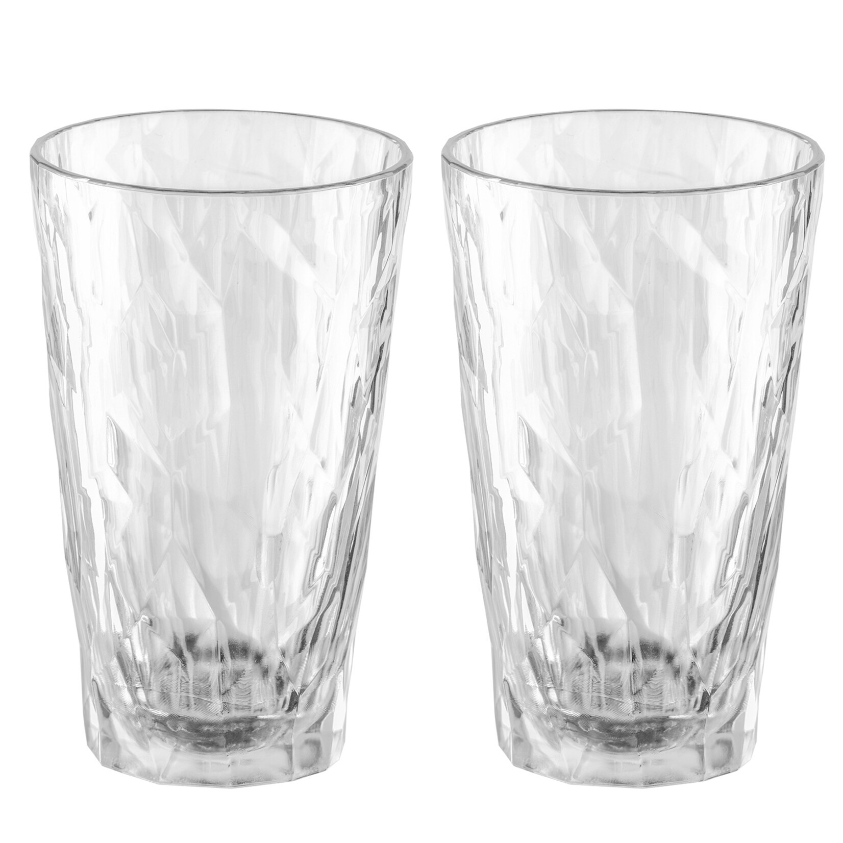 Koziol Koziol - Club No.6 - Super verre - 300ml - Lot de 2 - Cristal clair