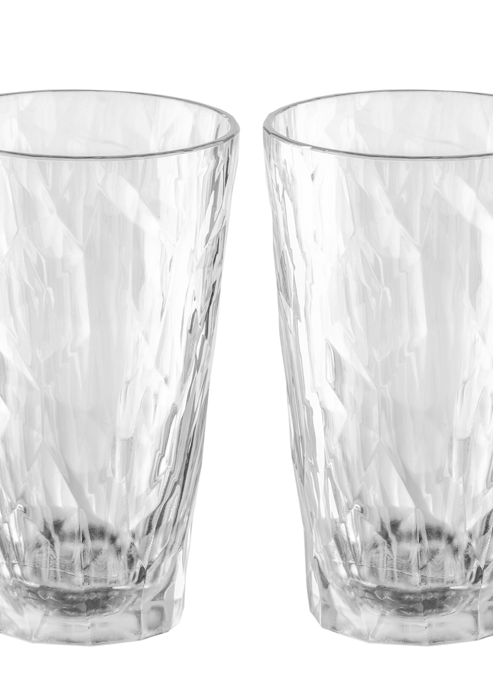 Koziol Koziol - Club No.6 - Super verre - 300ml - Lot de 2 - Cristal clair