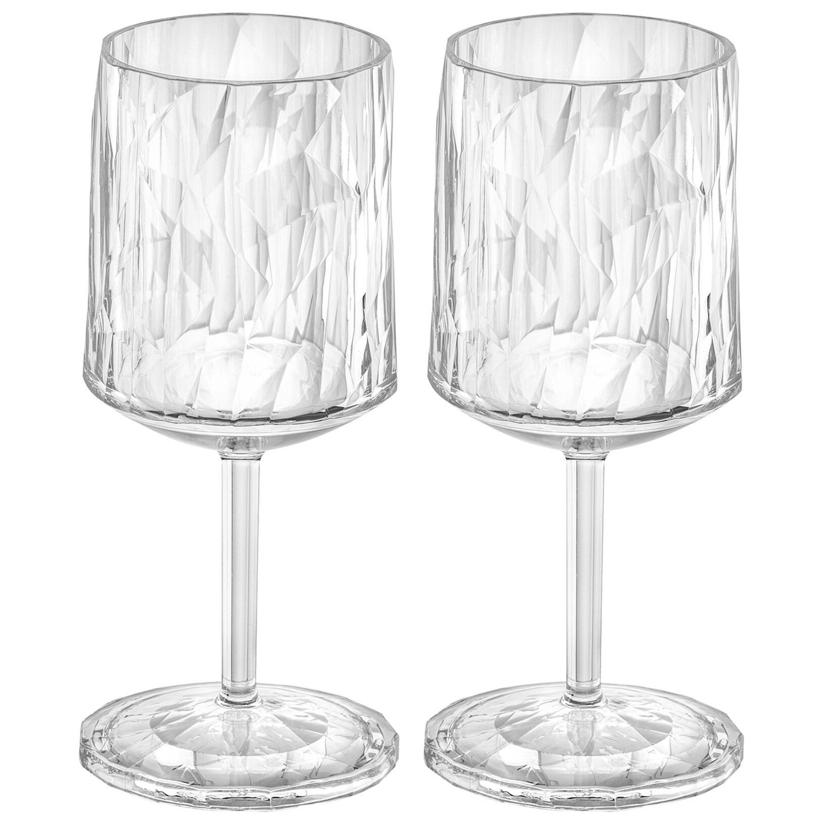 Koziol Koziol - Club No.9 - Super Verre - 200 ml - Lot de 2 - Cristallin
