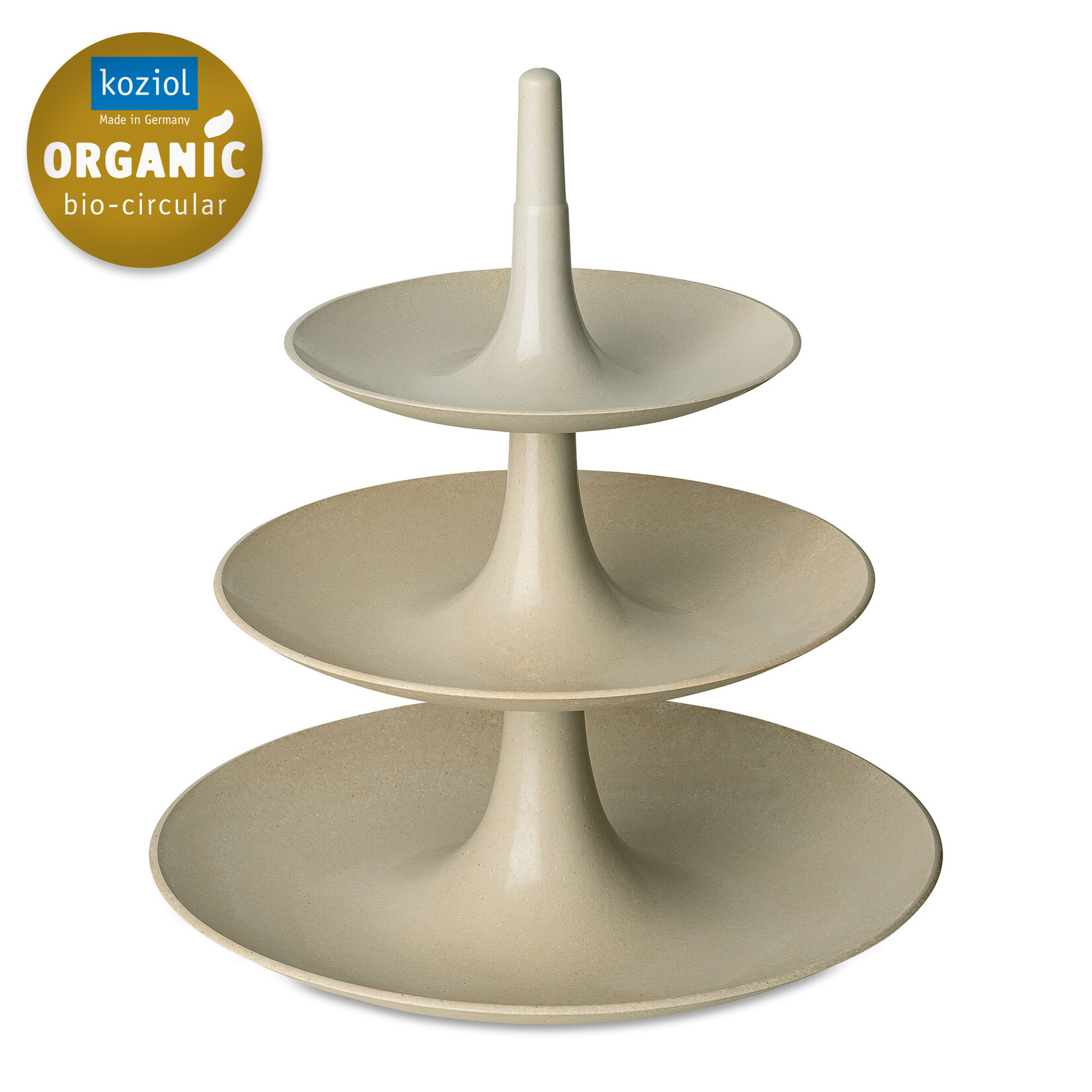 Koziol Koziol Babell Etagere - 3 niveaux - Grand - Sable du désert