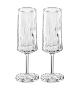 Koziol Koziol - Club n°14 - Super verre - 100ml - Lot de 2 - Cristal clair