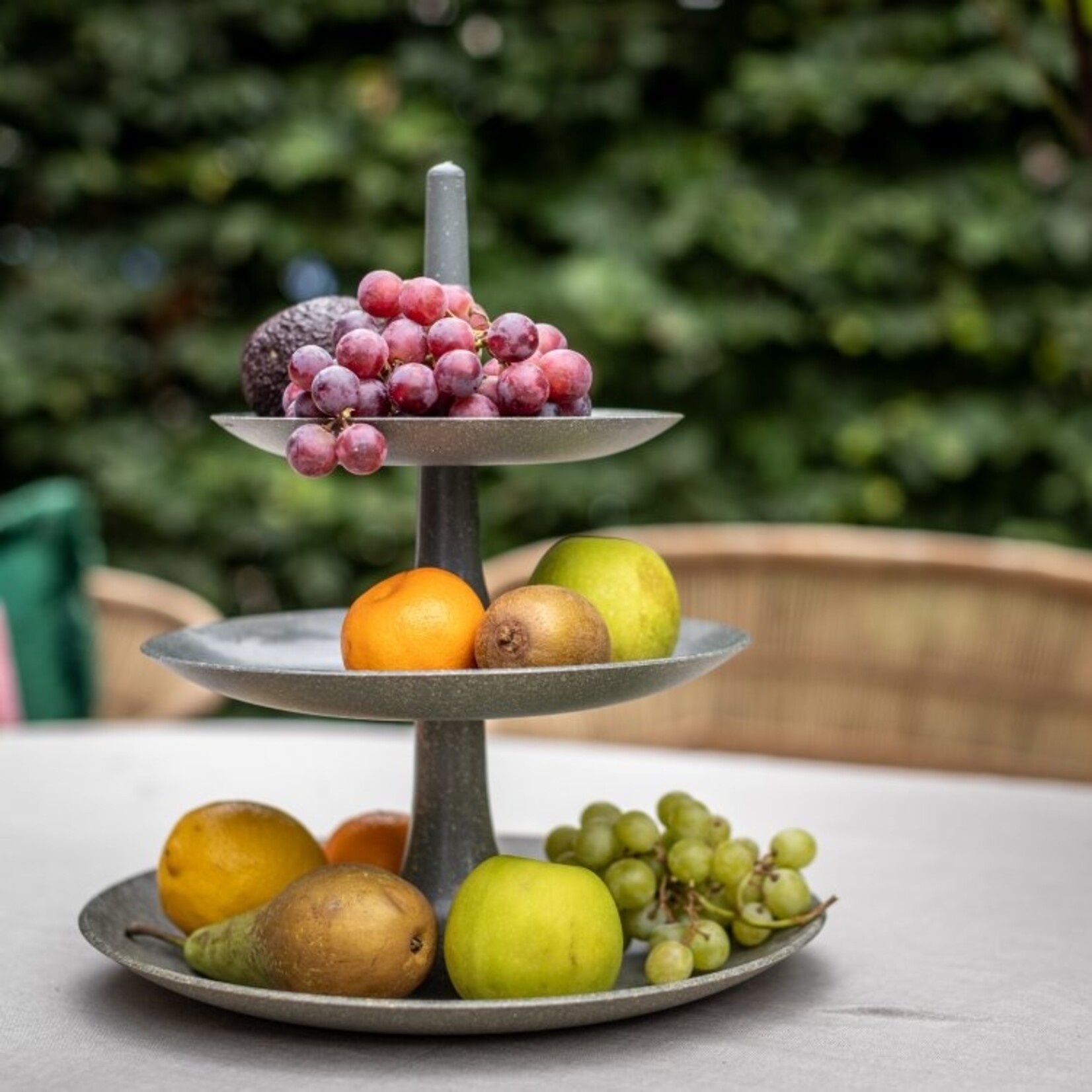 Koziol Koziol Babell Etagere - 3 laags - Large - As grijs