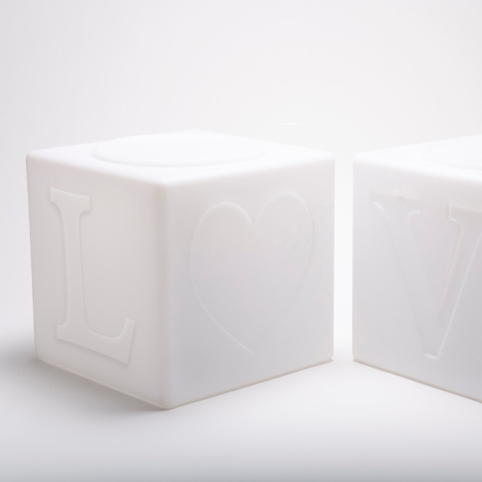 E-Brands E-Brands Goodnight Light The Love Lamp Kunststof Wit