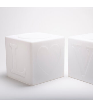 E-Brands E-Brands Goodnight Light The Love Lamp Kunststof Wit