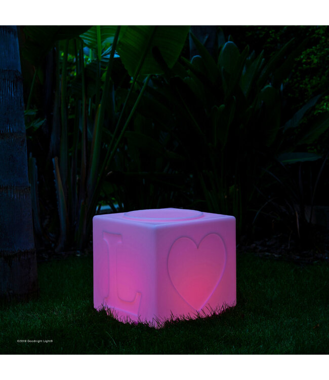 E-Brands E-Brands Goodnight Light The Love Lamp Kunststof Wit
