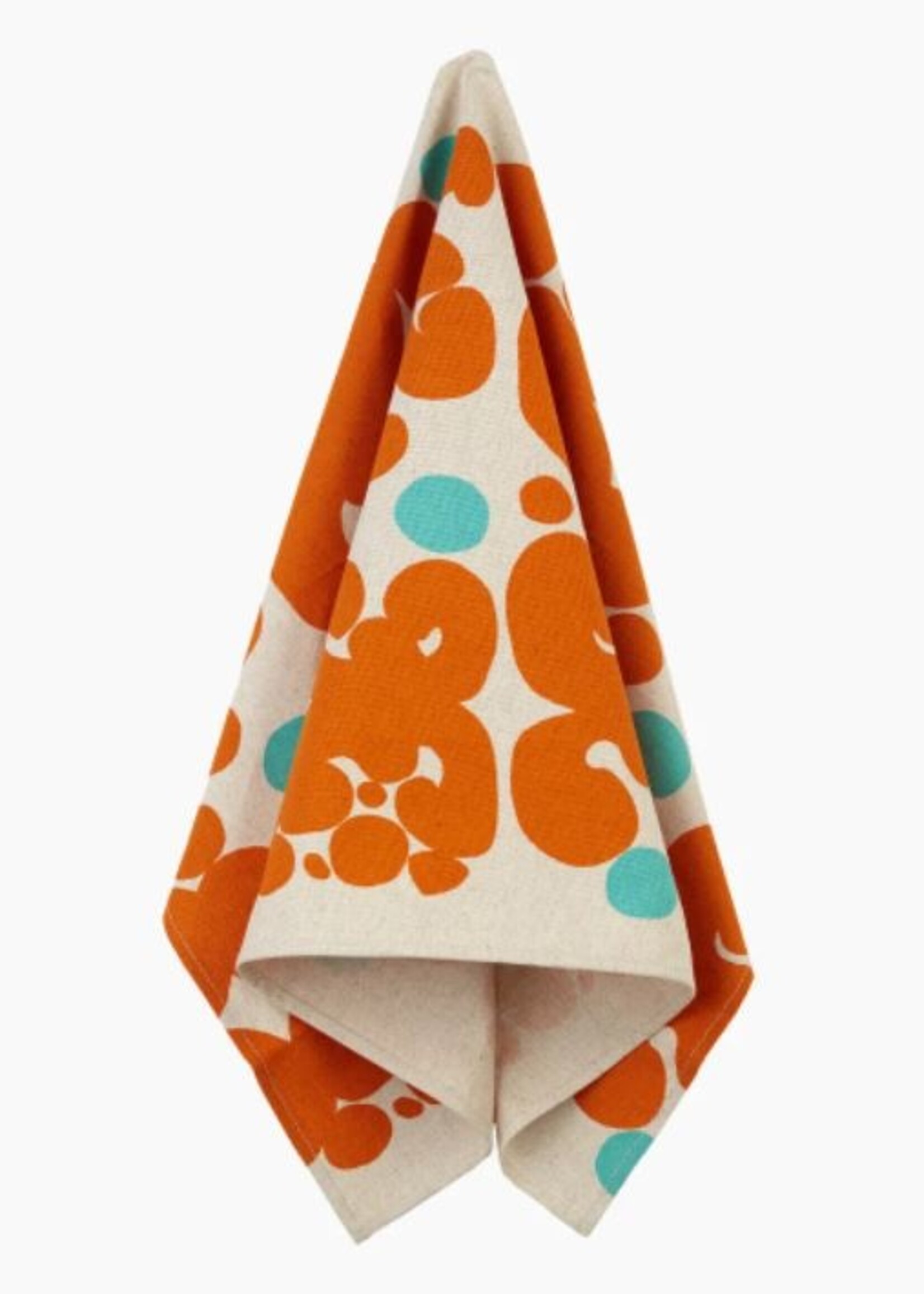 Marimekko Marimekko - KEIDAS - Torchon de cuisine - Coton - 43x70cm - Bleu Orange -.