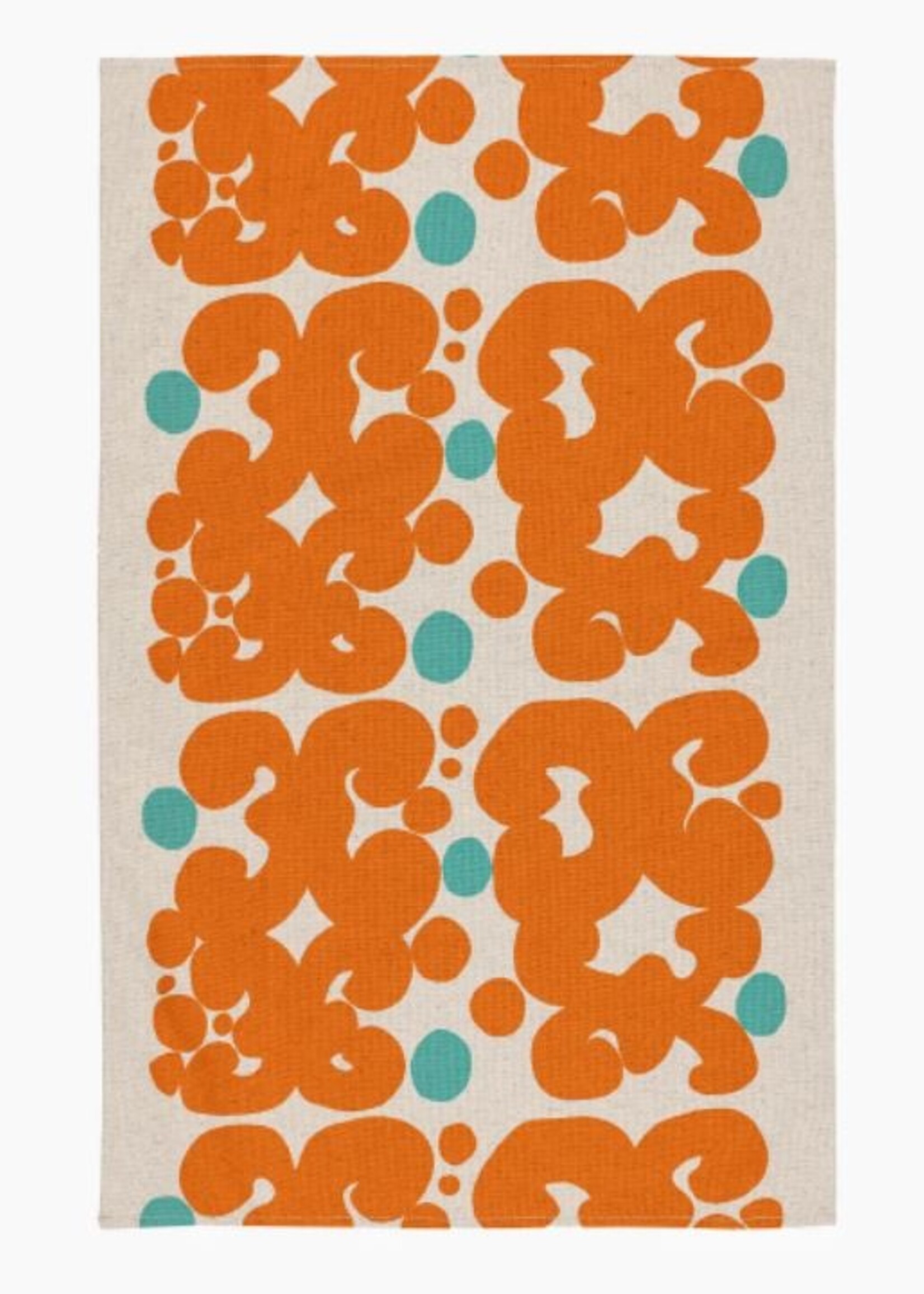 Marimekko Marimekko - KEIDAS - Keukenhanddoek - Katoen - 43x70cm - Blauw Oranje -