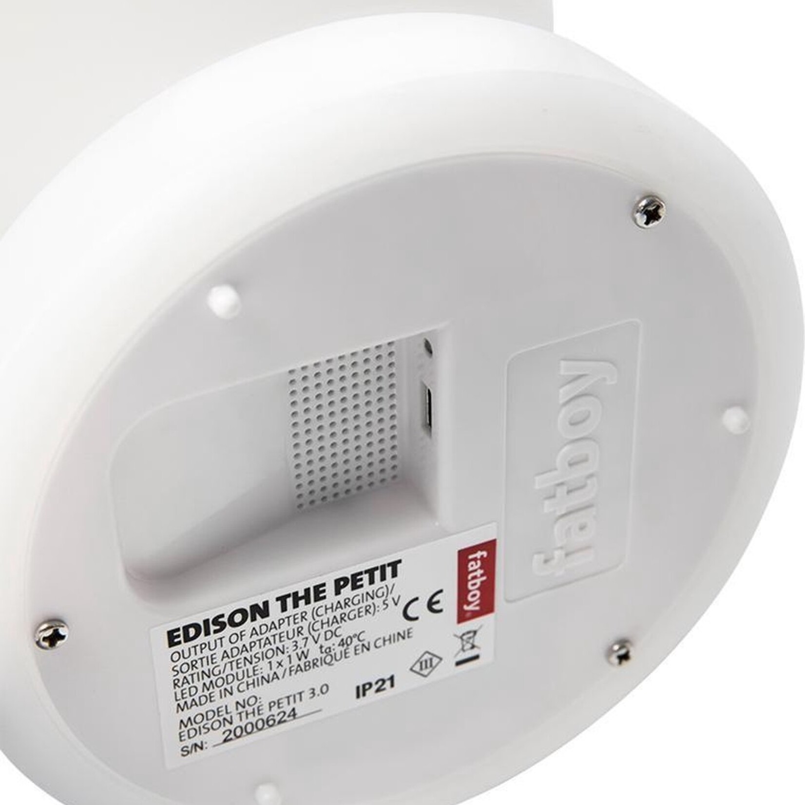 Fatboy - Edison the Petit  - Set van 2 - tafellamp - Oplaadbaar - wit - Duopack