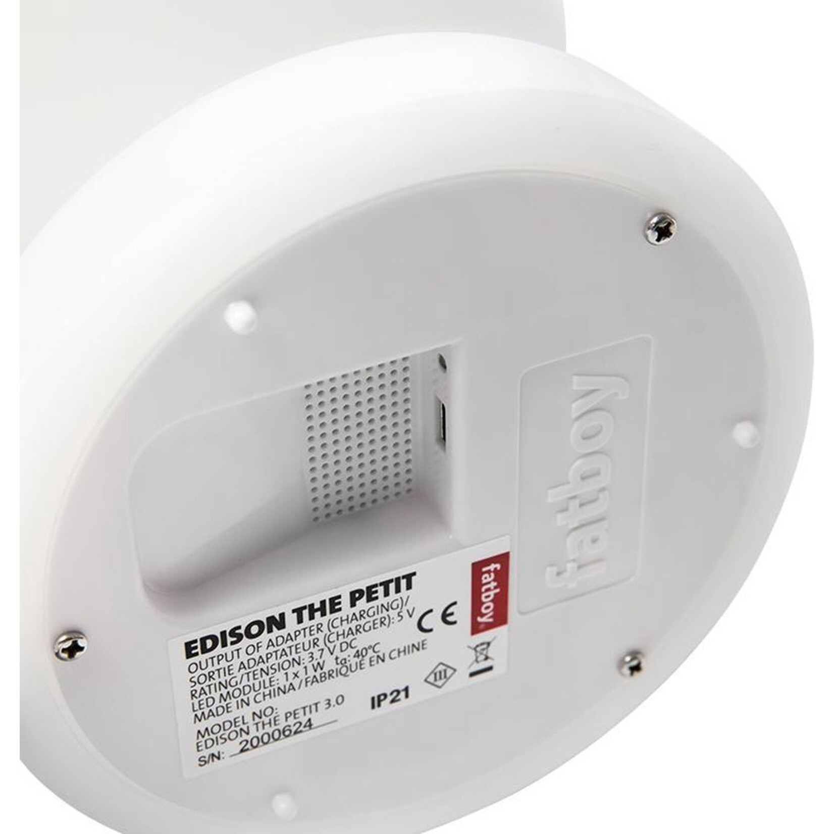 Fatboy Fatboy - Edison the Petit  - Set van 2 - tafellamp - Oplaadbaar - wit - Duopack