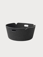 Muuto Muuto Restore Panier de rangement rond noir mélangé