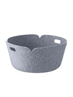 Muuto Muuto Restore Panier de rangement rond, gris mélangé