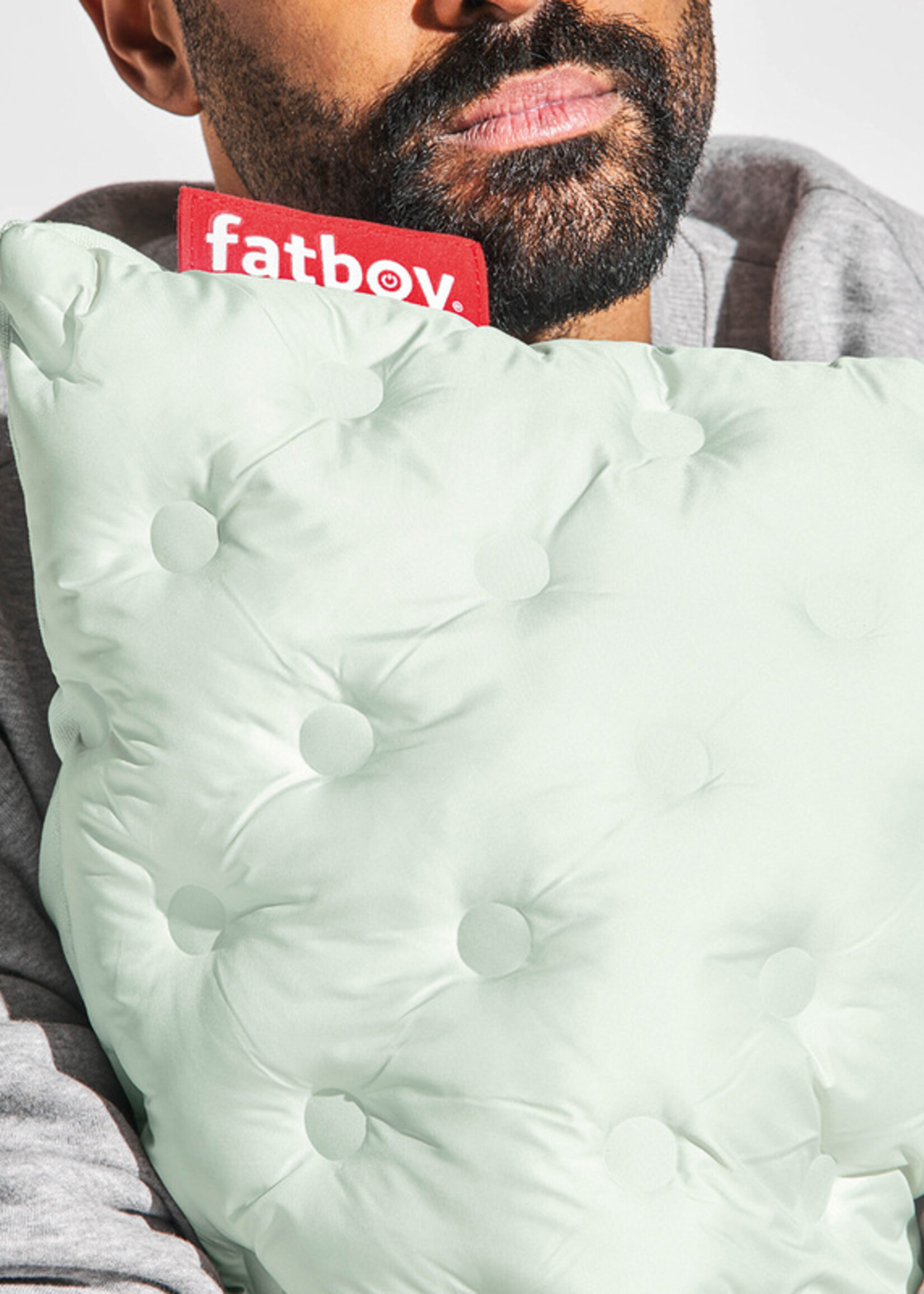 Fatboy Fatboy  - Hotspot - Quadro - Elektrisch kussen - Licht Grijs