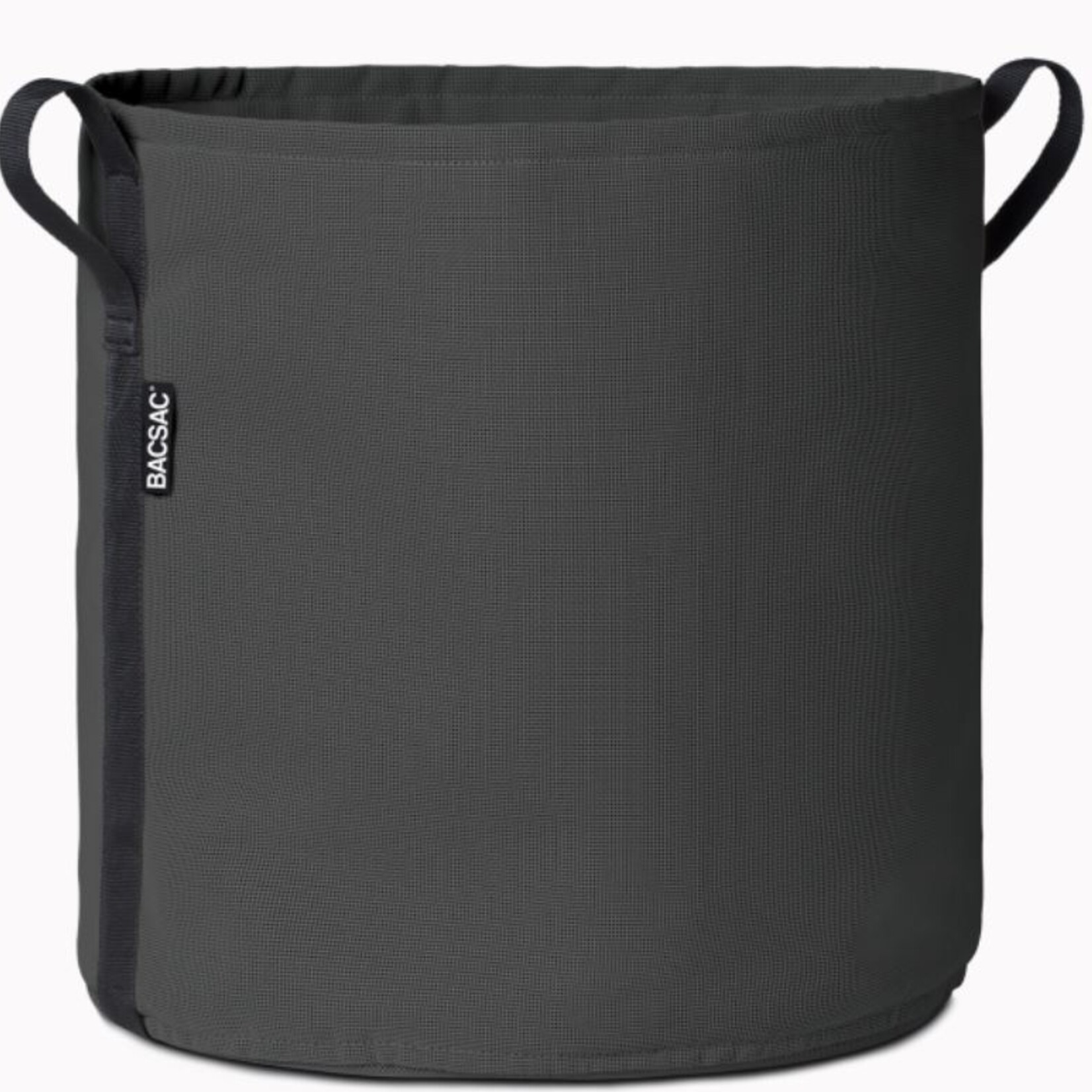 BACSAC BACSAC - Batyline pot - Round - 50L - Anthracite - Solid Fabric