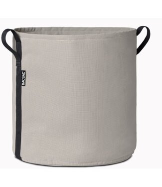 BACSAC BACSAC - Batyline- pot - Rond - 50L- Ecru - Tissu Solide