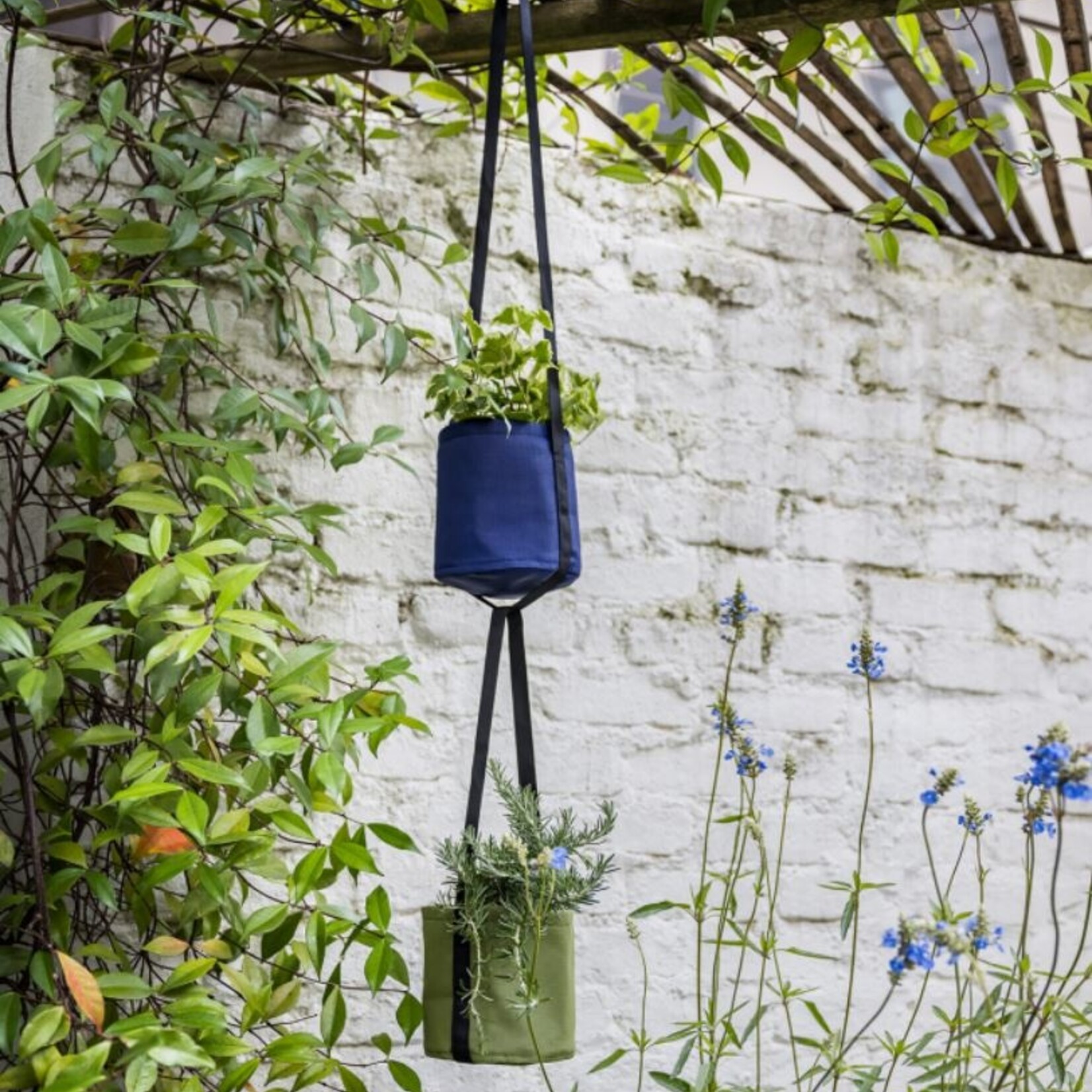 BACSAC BACSAC - Suspendu- Hangende Pot - Rond - 3L - Groen - Stevige Stof