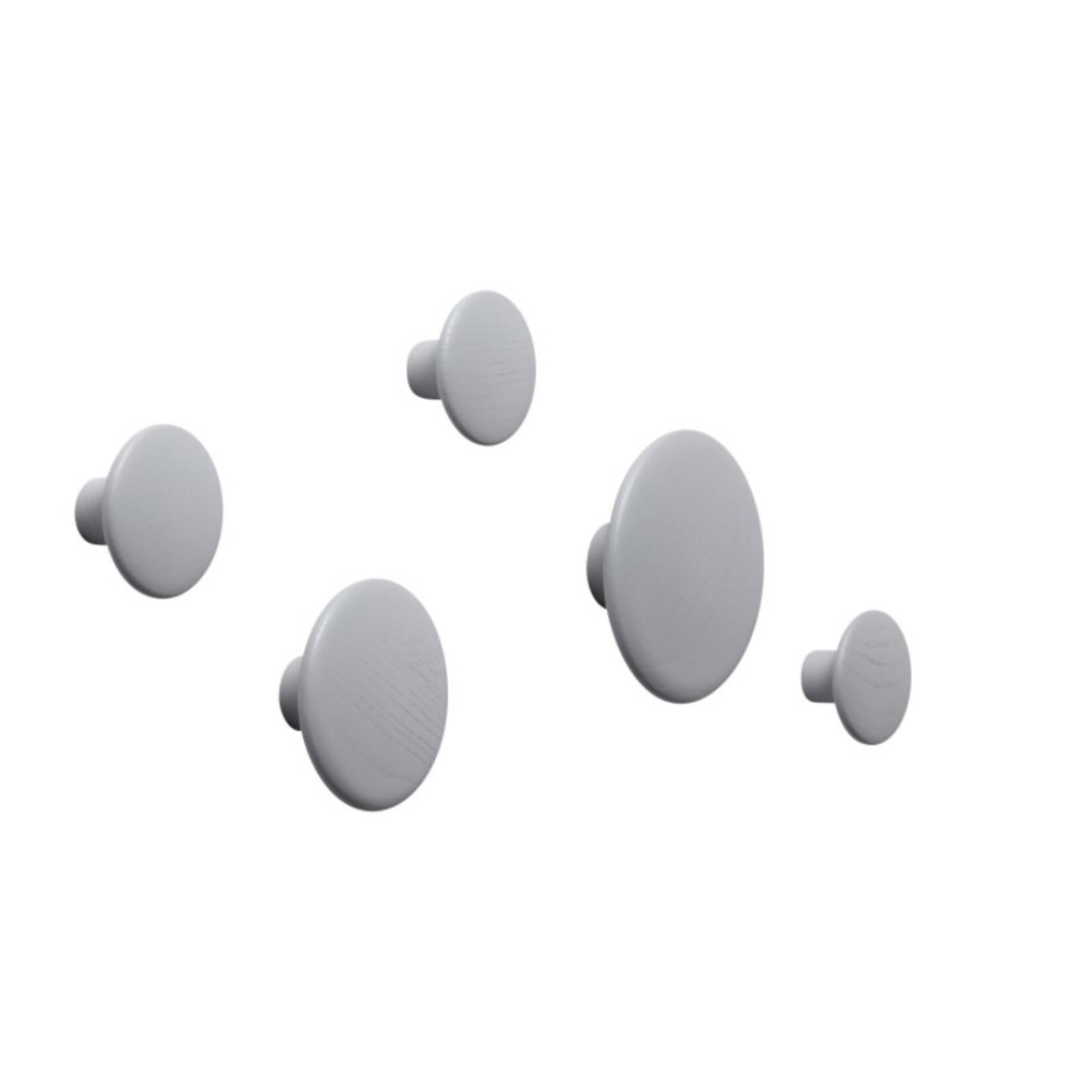 Muuto Muuto Les Points Bois Gris set of 5