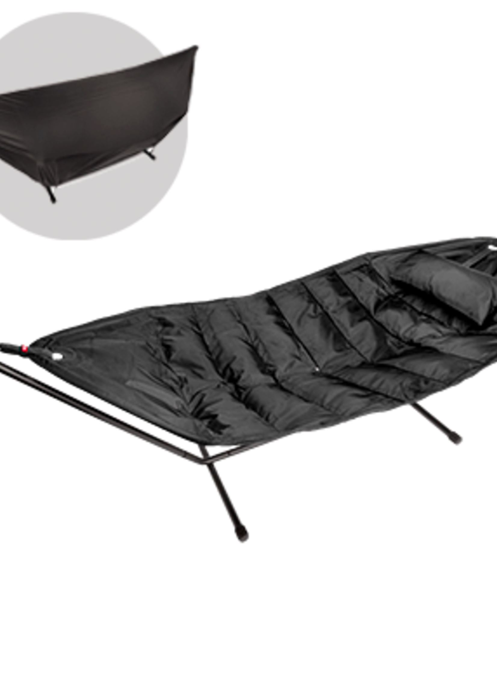 Fatboy Fatboy Headdemock Deluxe Hangmat Zwart Incl. Kussen en Beschermhoes