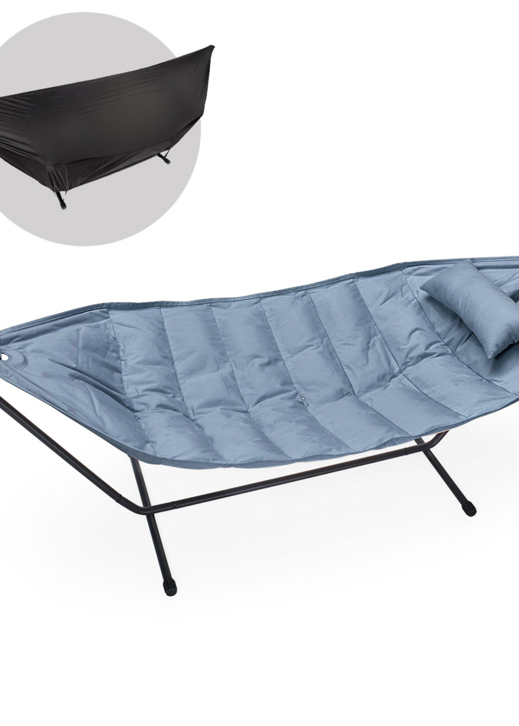 Fatboy Fatboy Headdemock Hamac Superb Deluxe Blue Storm Coussin et housse de protection inclus