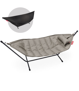Fatboy Fatboy Headdemock Superb Deluxe Hangmat Grijs Taupe Incl. Kussen en Beschermhoes