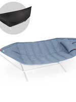 Fatboy Fatboy Headdemock Superb Deluxe Hammock Blue Storm Incl. Coussin et housse de protection - Cadre blanc