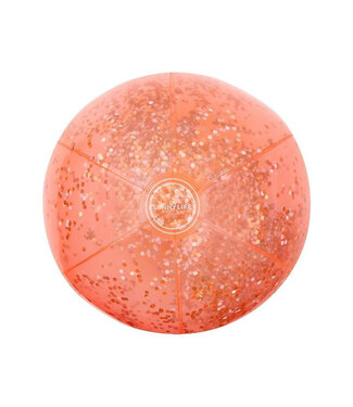Sunnylife SunnyLife - Strandbal - Opblaasbaar - Glitter - Koraal