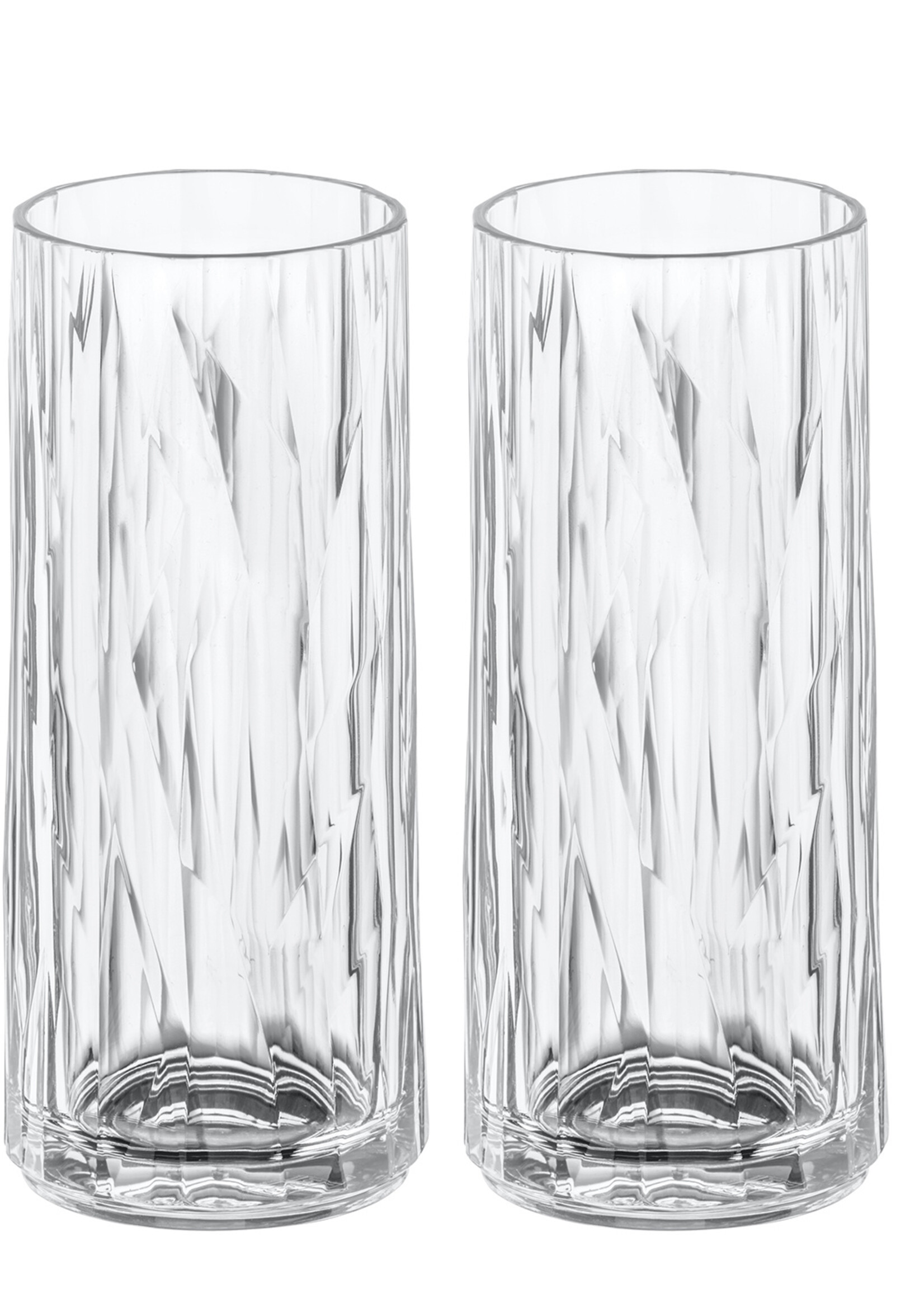 Koziol Koziol - Club No.3 - Superglas - 250ml - Longdrink - Set van 2