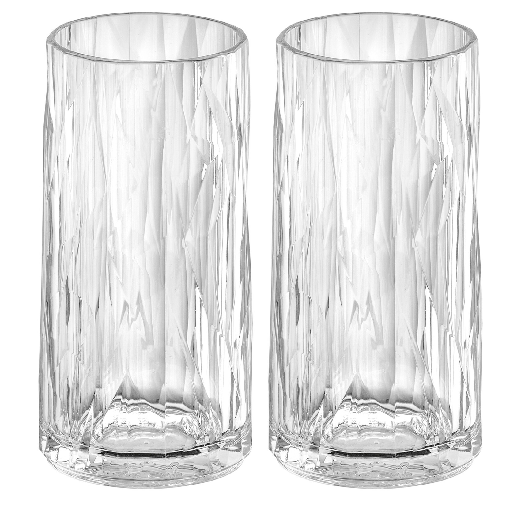 Koziol Koziol - Club No.8 - Superglas - 300ml - Longdrink - Set van 2