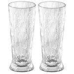 Koziol Koziol - Club No.10 - Super verre - 300ml - Verre à bière - Lot de 2