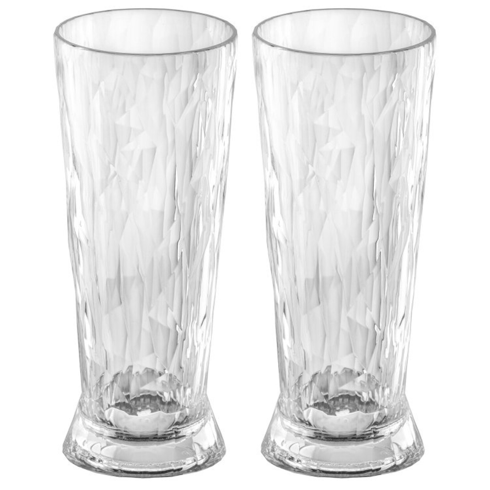 Koziol Koziol - Club No.10 - Super verre - 300ml - Verre à bière - Lot de 2