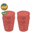 Koziol Koziol - Club S - Verre à boire - 250ml - Corail - Lot de 4