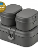 Koziol Koziol - PASCAL READY -  Set boîte à lunch - Mini - Gris cendré - Plastique