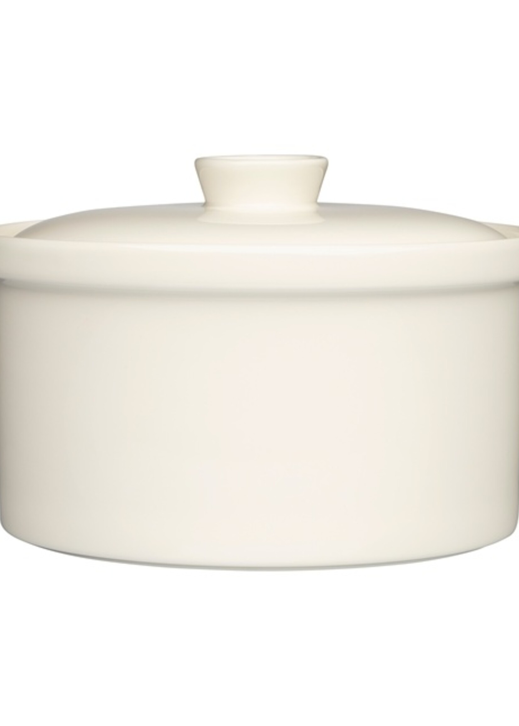 Iittala Iittala-Teema Pot avec couvercle-2.3L-Porcelaine-Blanc