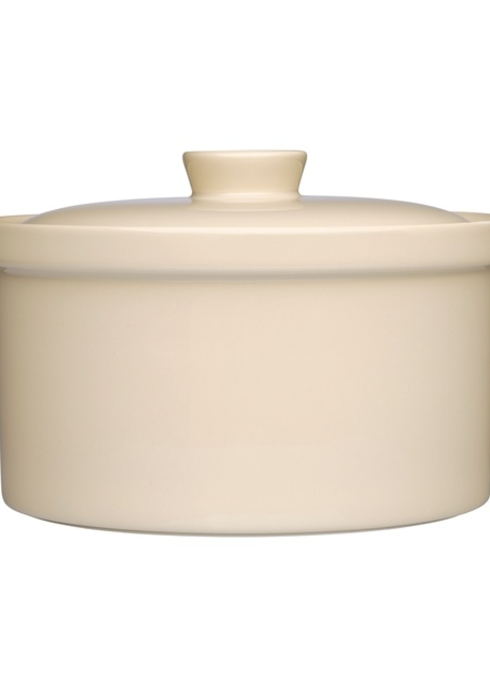 Iittala Iittala-Teema-Pot avec couvercle-2.3L-Porcelaine-Linen