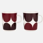 Marimekko Marimekko -  Härkä - Tasse- 25cl - Vin rouge Bordeaux - Lot de 2