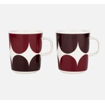 Marimekko Marimekko -  Härkä - Tasse- 25cl - Vin rouge Bordeaux - Lot de 2