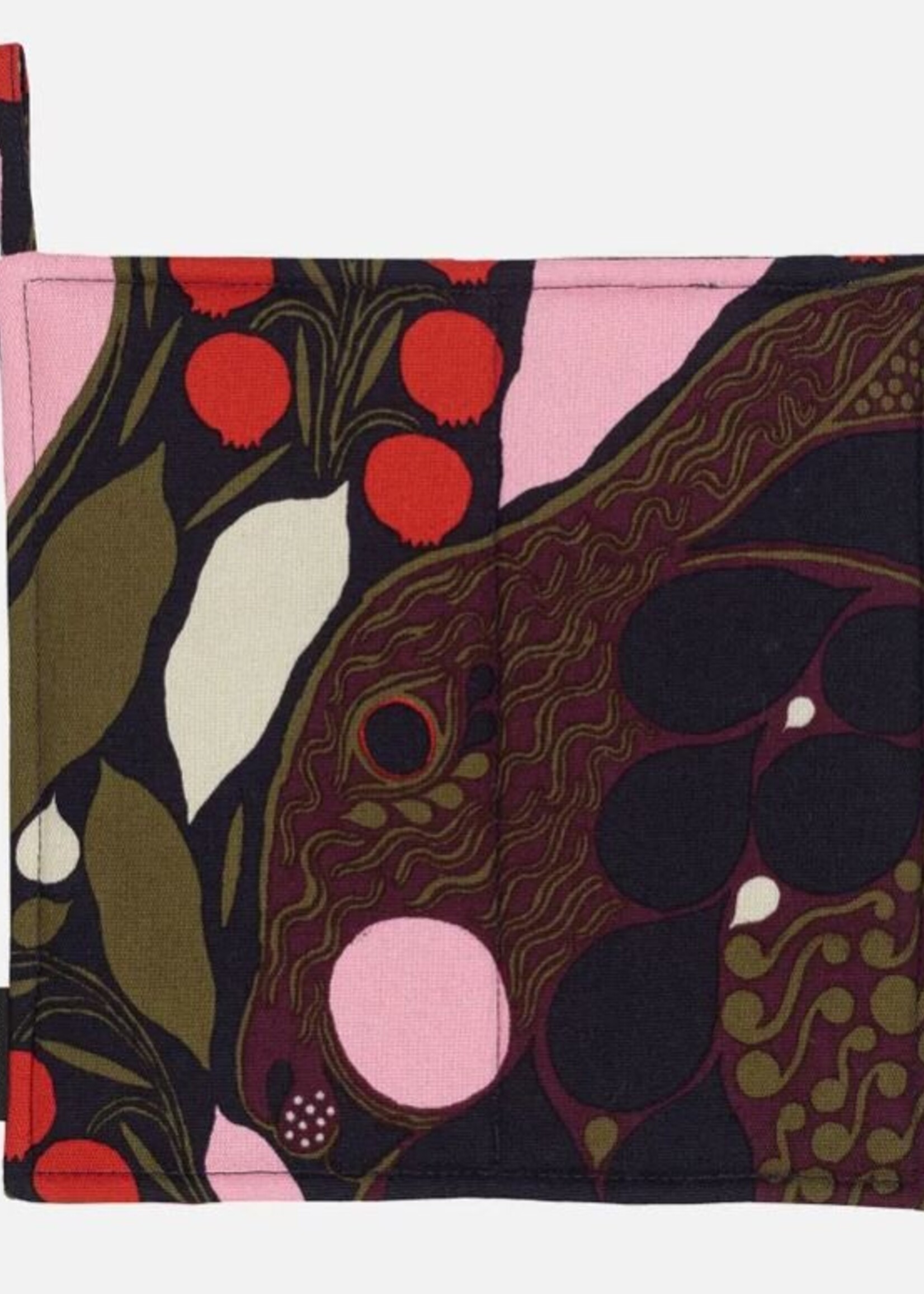 Marimekko Marimekko - Rusakko - Manique - coton - Rose noir multicolore