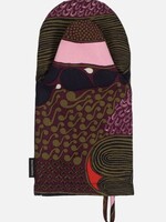 Marimekko Marimekko - Rusakko - Gant de cuisine - coton - Rose noir multicolore