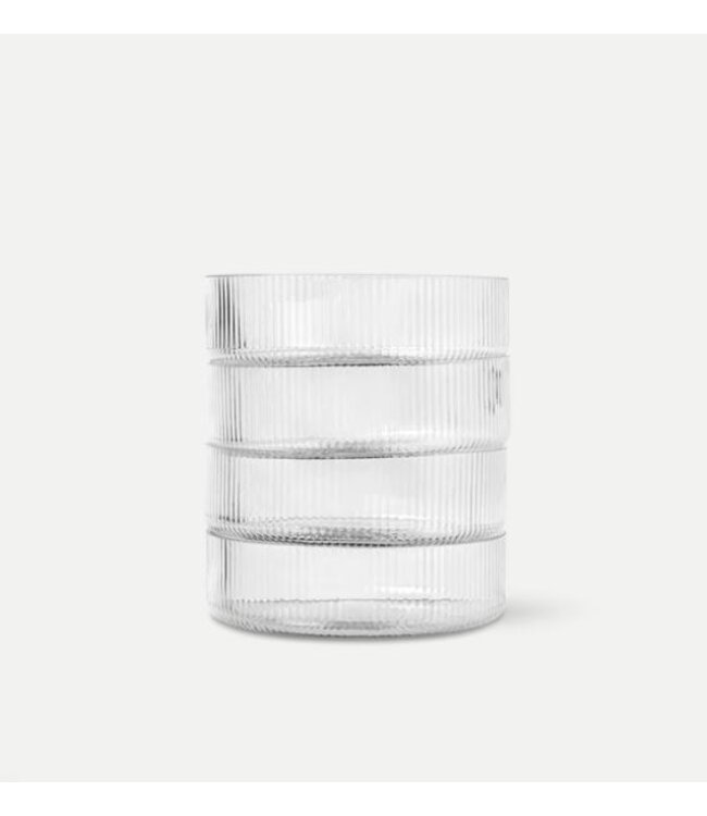 Ferm Living - Ripple - Serveerschaaltjes - Set van 4 - Helder