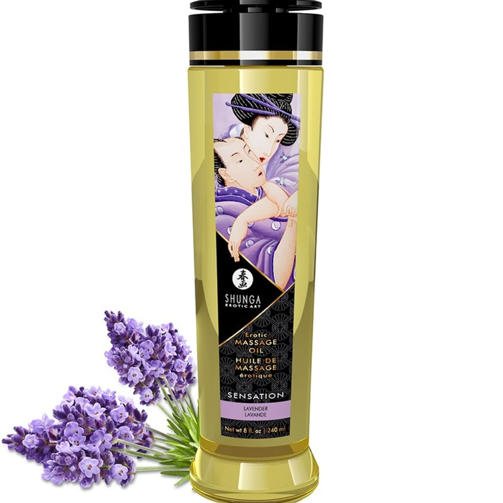 Shunga - Huile de massage Erotique - Amour - Coeur de lotus - Copy