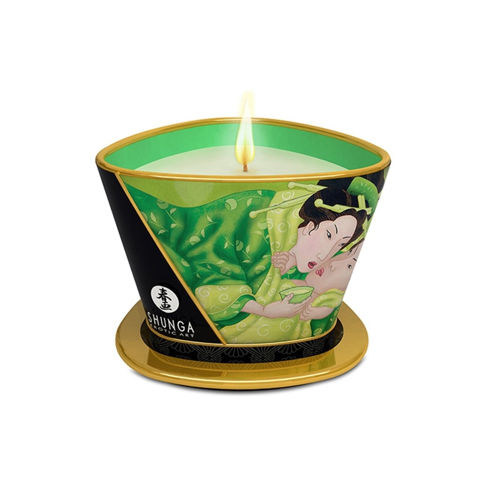 Shunga - Massagekaars - Exotische groene thee