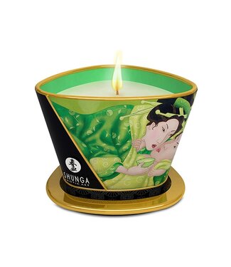 Shunga - Bougie de massage - Thé vert exotique